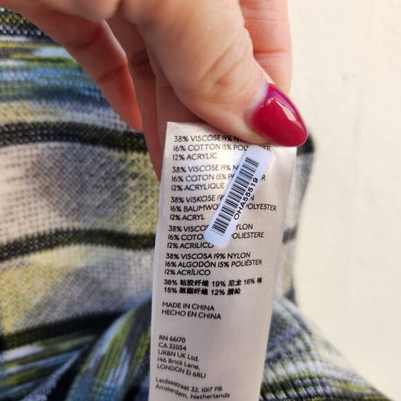 FREE PEOPLE Mcgregor Plaid Cardigan in Green Tea - Picture 8 of 9